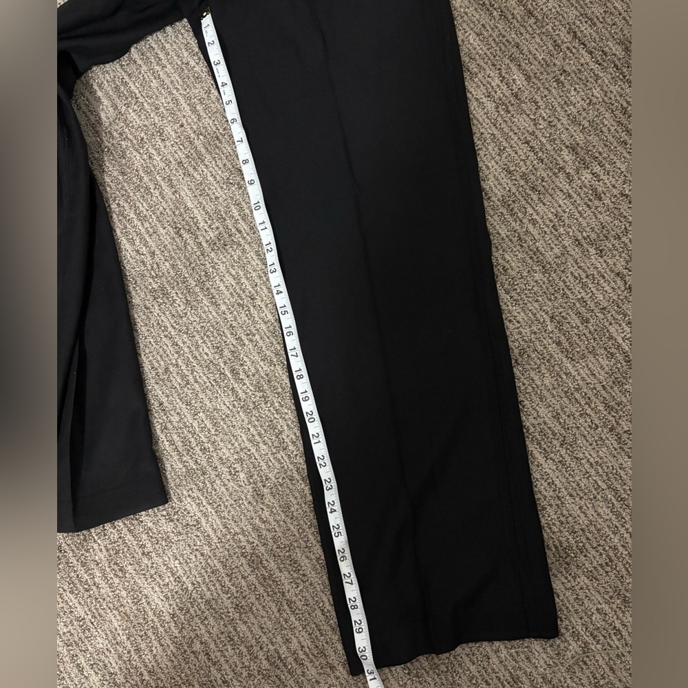 Women’s Anine Bing Elegant Black Pleated Wool Dress Pants - Picture 7 of 10